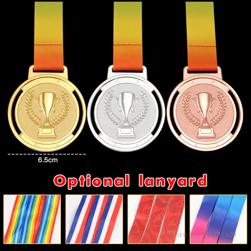 Badminton Cup - Dostosowany metalowy medal maratonu badmintona, ​​złota,