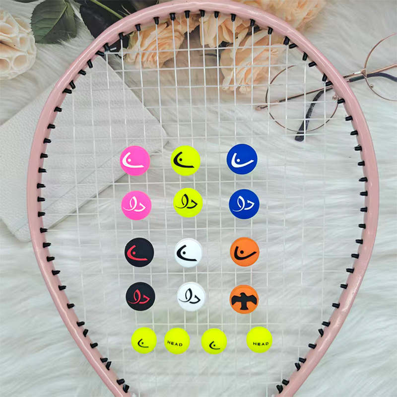 Badminton Europe - Dwustronny, silikonowy amortyzator do rakiet tenisowych