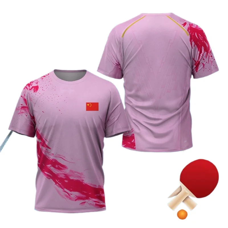Męska koszulka graficzna z mot – Badminton China recenzja i cena